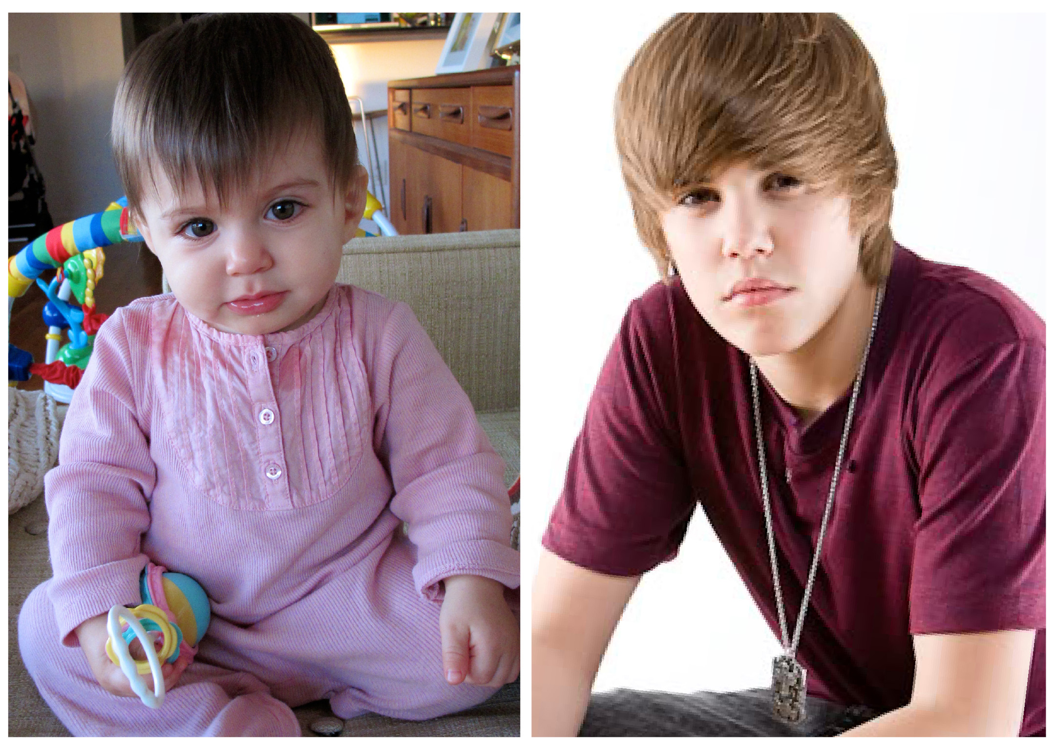 Does My Baby Look Like Justin Bieber or A Lesbian That ...