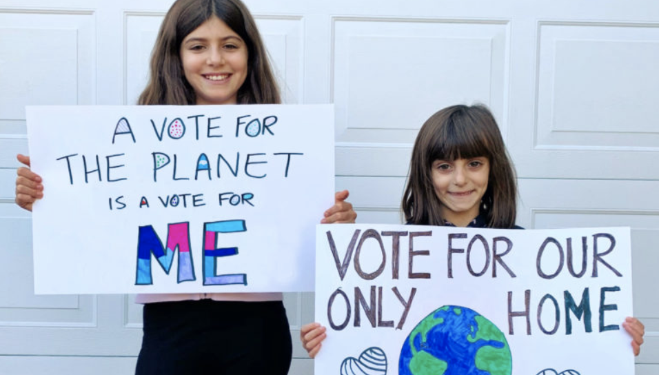 A Vote For The Planet Is Vote For Our Kids